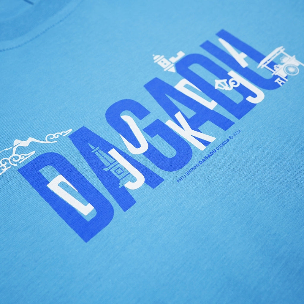 Dagadu Kaos Djokdja Hide - Azura Blue