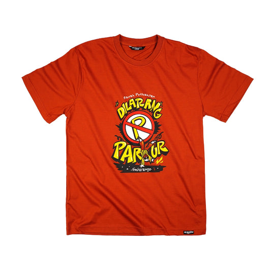 Dagadu Kaos Bigsize Parkur - Autumn Orange