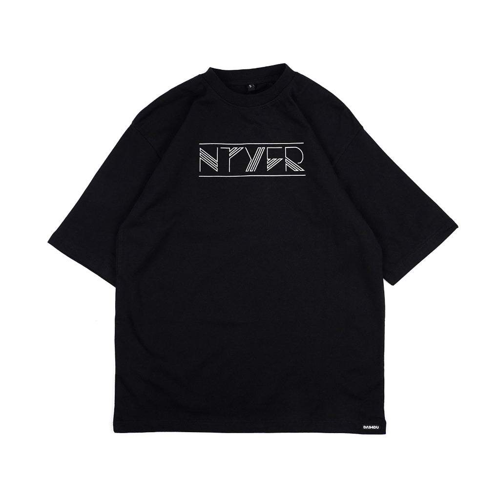 Dagadu Kaos Oversize NTYFR Glow - Hitam