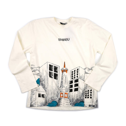 Dagadu T-Shirt Long Sleeve Regular Scape Kaos Unisex