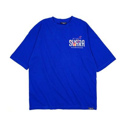 Dagadu Official Merch Swara Prambanan 2024 Kaos Oversize Swara Note - Blue