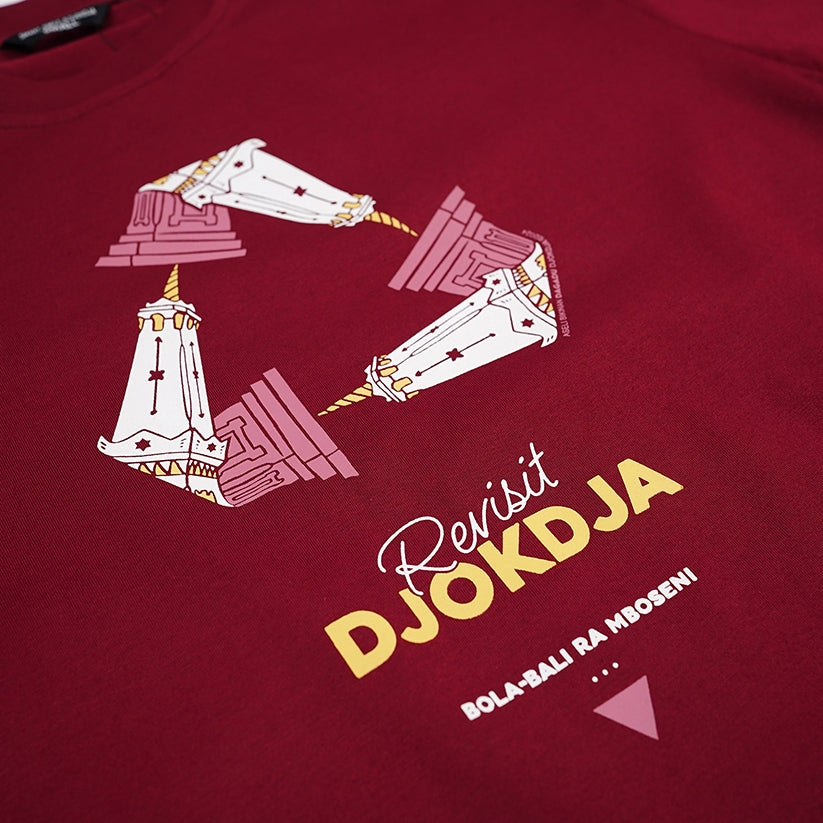 Dagadu Kaos Revisitdjok - Burgundy