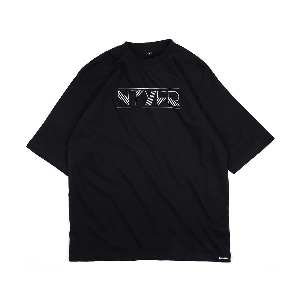 Dagadu Kaos Oversize NTYFR Glow - Hitam