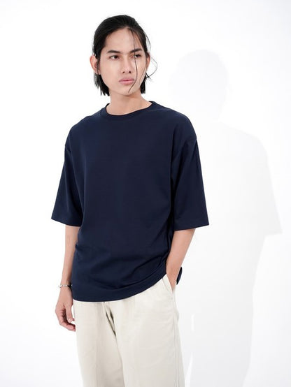 Dagadu Kaos Adhemax Oversize Stylish - Navy Blue