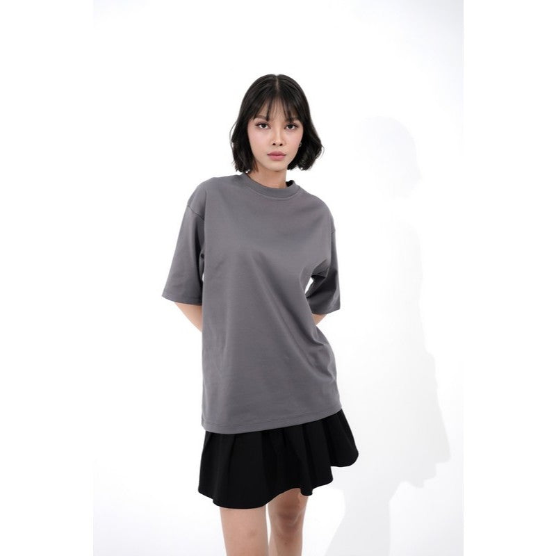 Dagadu Kaos Adhemax Oversize Stylish - Charcoal