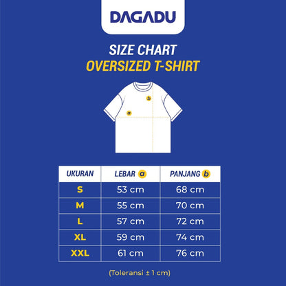 Kaos Official Merch Shaggydog Kembali Berdansa x Dagadu Oversize