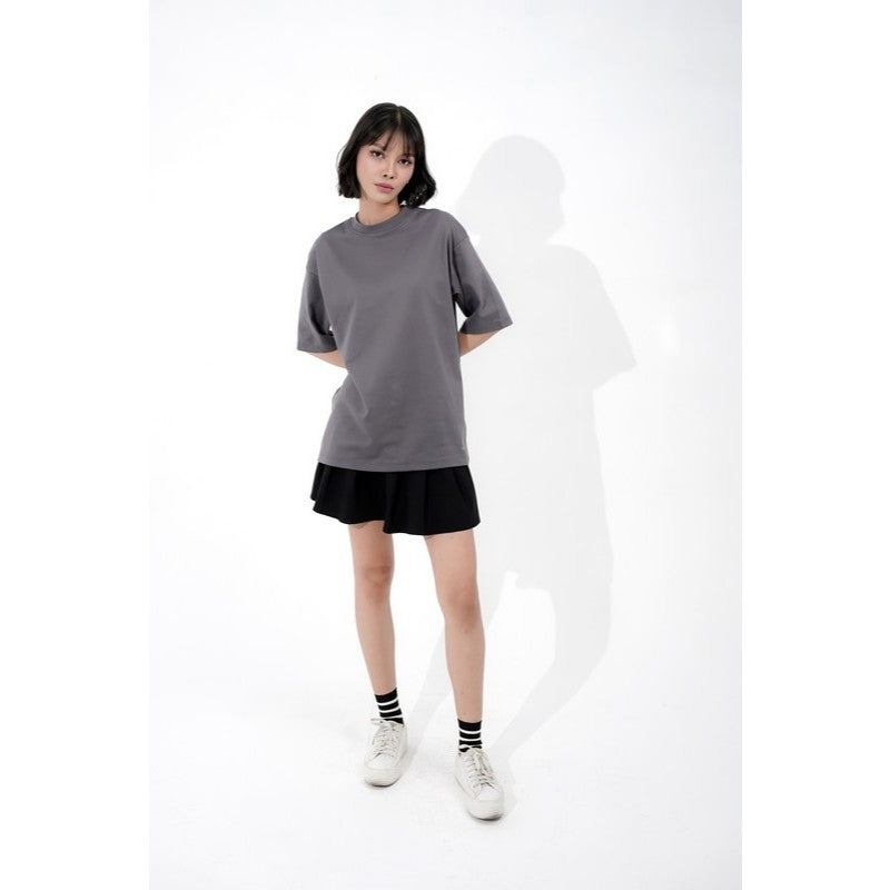 Dagadu Kaos Adhemax Oversize Stylish - Charcoal