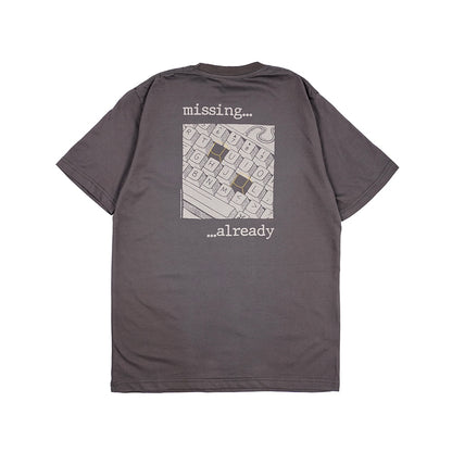 Dagadu Kaos Missing YK - Charcoal