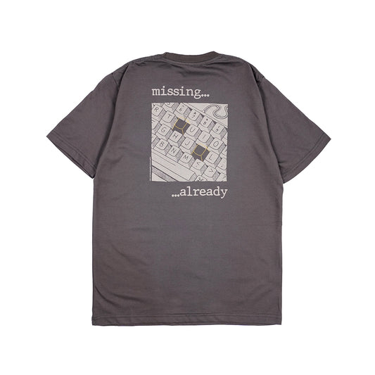 Dagadu Kaos Missing YK - Charcoal
