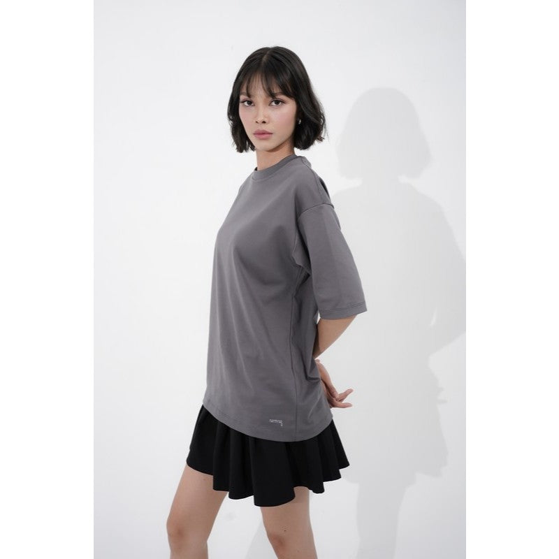 Dagadu Kaos Adhemax Oversize Stylish - Charcoal