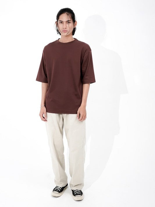 Dagadu Kaos Adhemax Oversize Stylish - Deep Mahogany