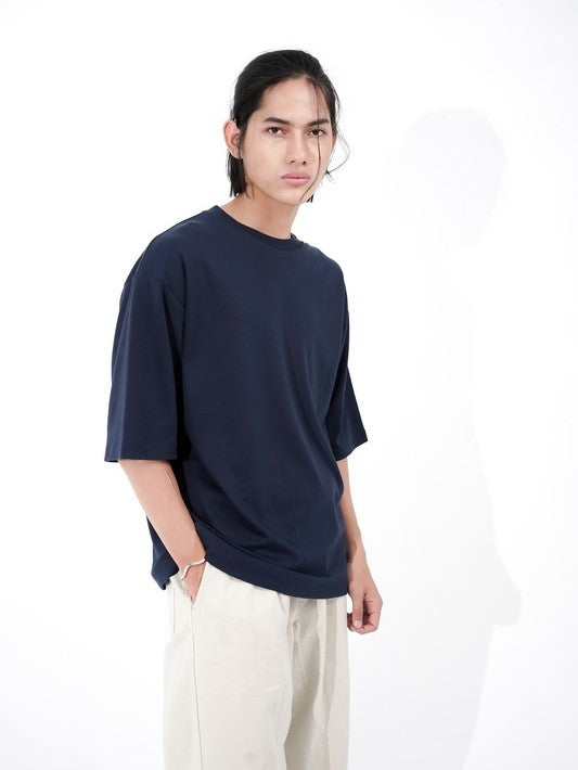 Dagadu Kaos Adhemax Oversize Stylish - Navy Blue