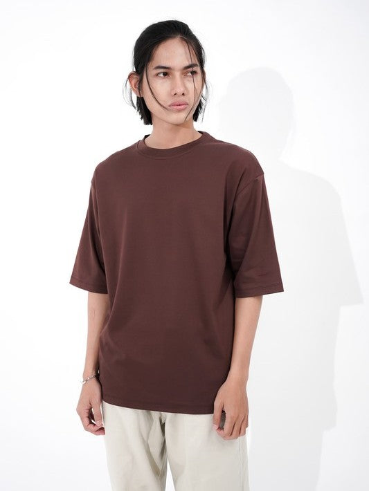 Dagadu Kaos Adhemax Oversize Stylish - Deep Mahogany