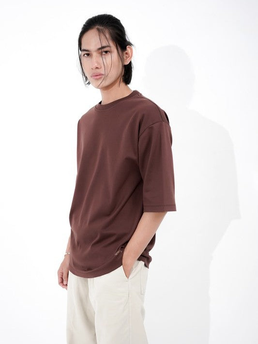 Dagadu Kaos Adhemax Oversize Stylish - Deep Mahogany