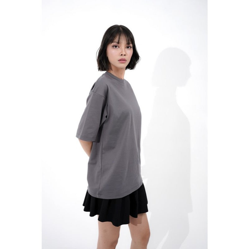 Dagadu Kaos Adhemax Oversize Stylish - Charcoal