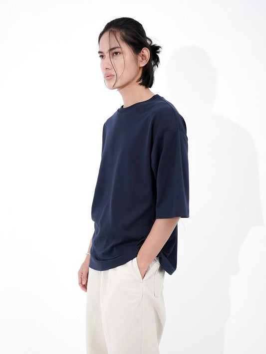 Dagadu Kaos Adhemax Oversize Stylish - Navy Blue