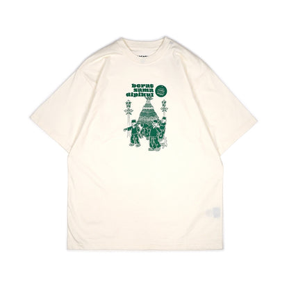 Dagadu Kaos Big Size Berat Dipikul - Off White