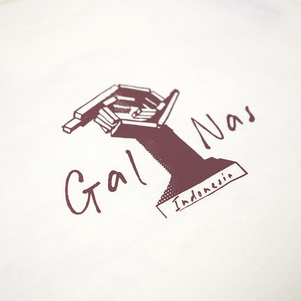 Dagadu Official Merch Galeri Nasional Kaos Oversize - Off White
