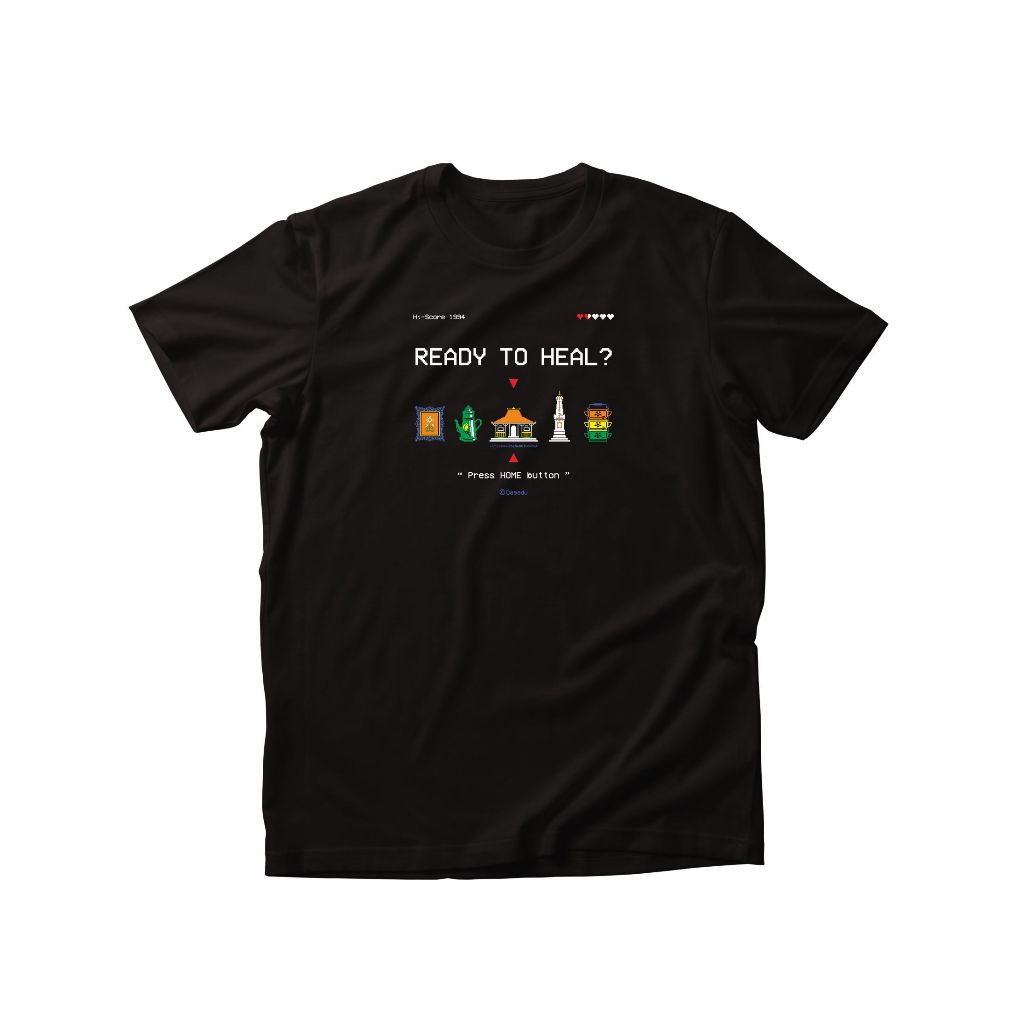 Dagadu Kaos Pria Lengan Pendek Reguler Home Sick Cotton Combed 24S