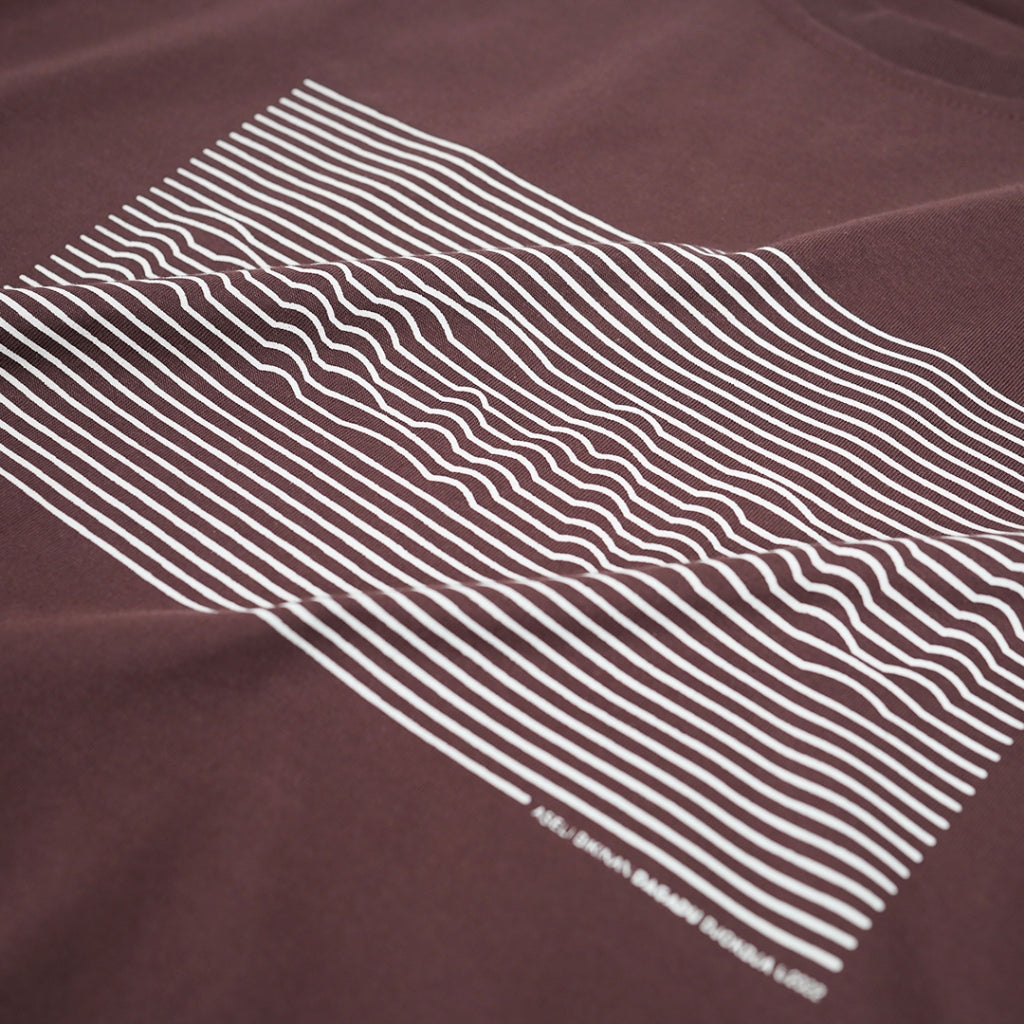 Dagadu T-Shirt Big Size Daga Divisi - Deep Mahogany