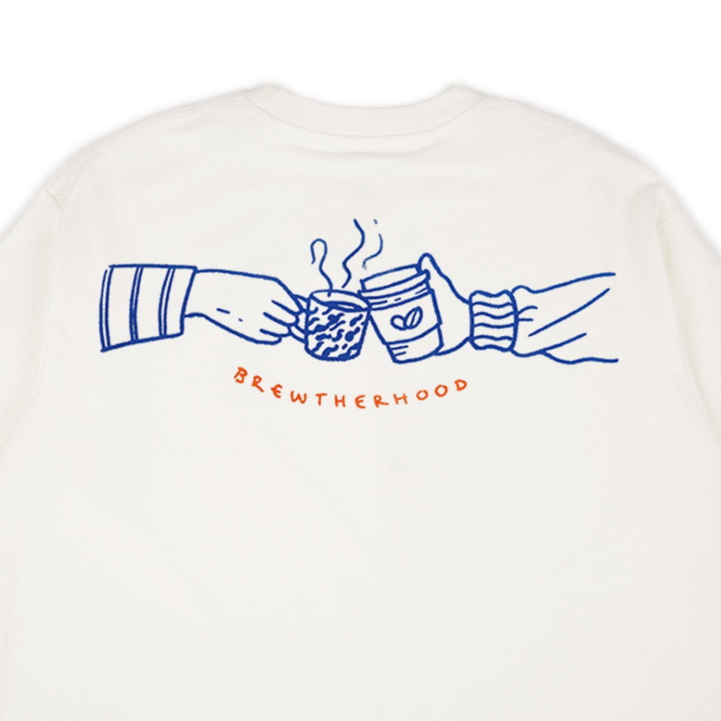 T-shirt Merch Jogja Coffee Week #5 x Dagadu Brew the Hood - Putih
