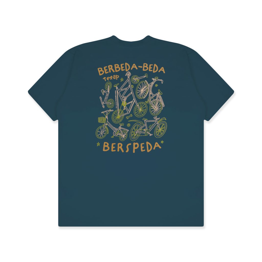 Dagadu Nightlife Kaos Pria Lengan Pendek Reguler Bersepeda Cotton Combed 24S
