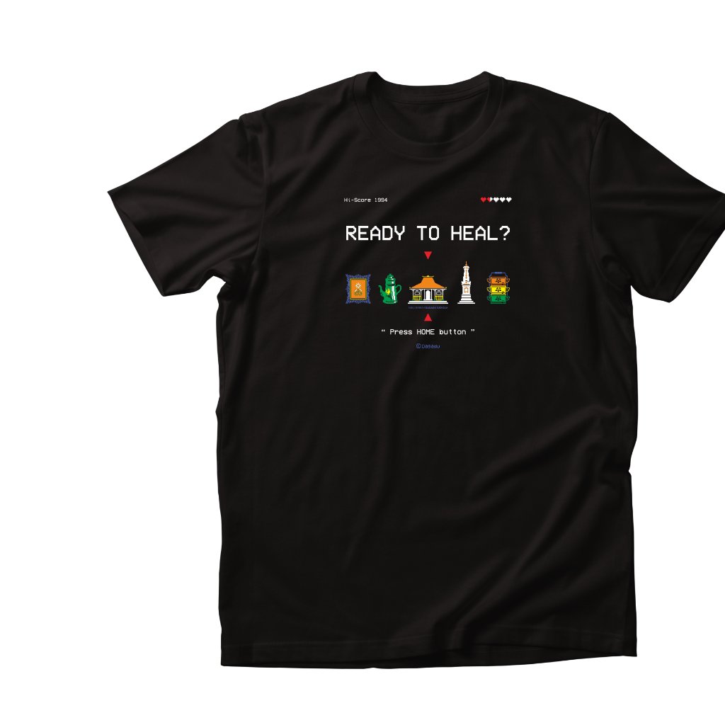 Dagadu Kaos Pria Lengan Pendek Reguler Home Sick Cotton Combed 24S