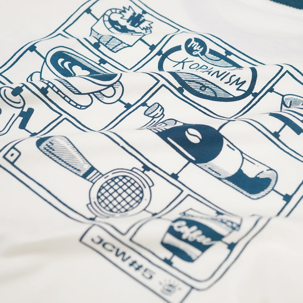 Ringger Tee Merch Jogja Coffee Week #5 x Dagadu Koping - Off White