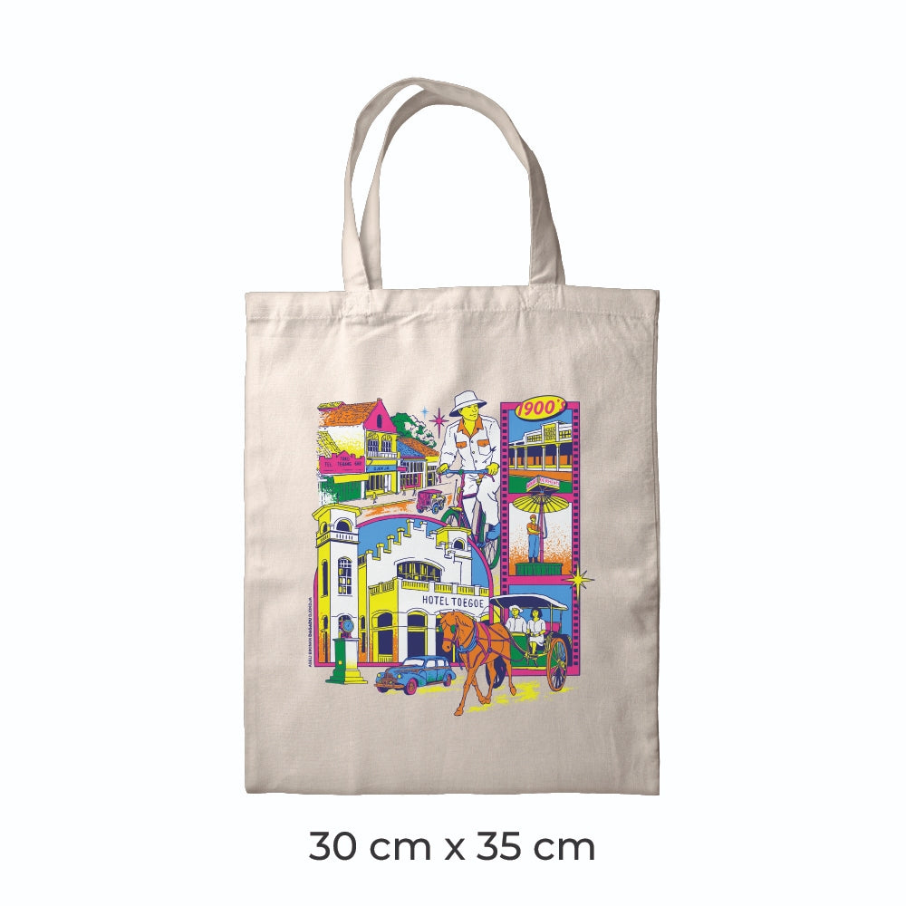 Dagadu Bundling Exclusive Malioboro 1900 (T-Shirt, Totebag, Blocknote, Poster)