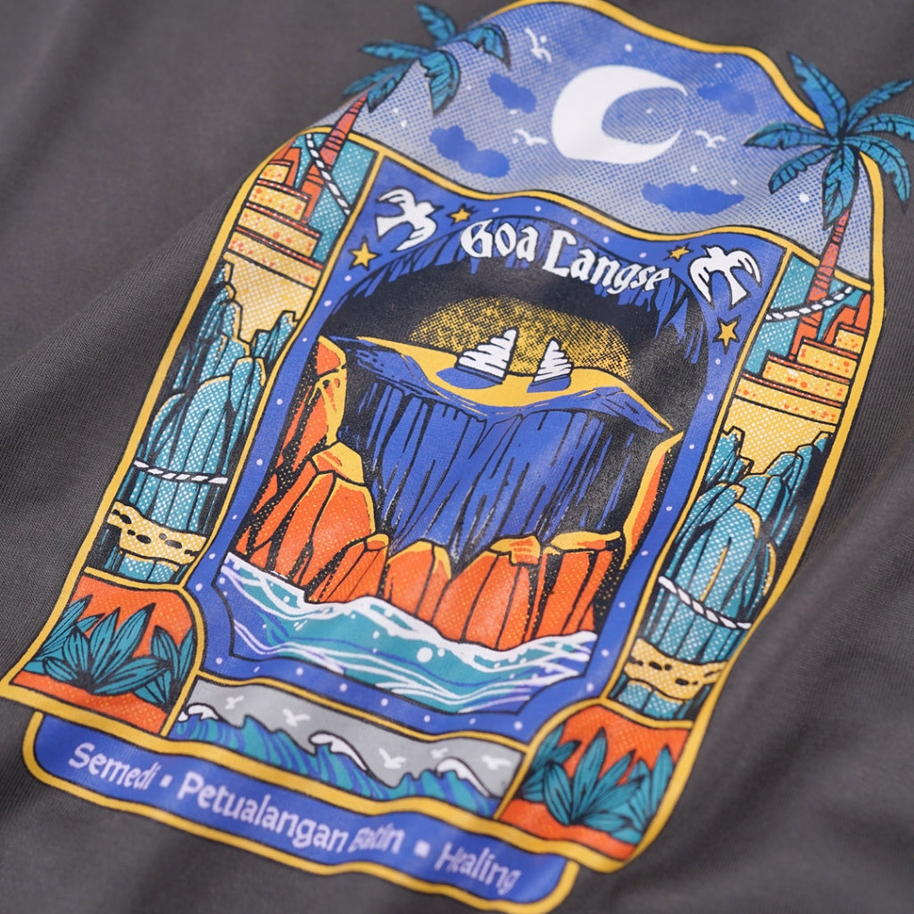 Dagadu T-Shirt Regular Goa Langse | Kaos Lengan Pendek Pria Wanita | Cotton Combed Double Knit