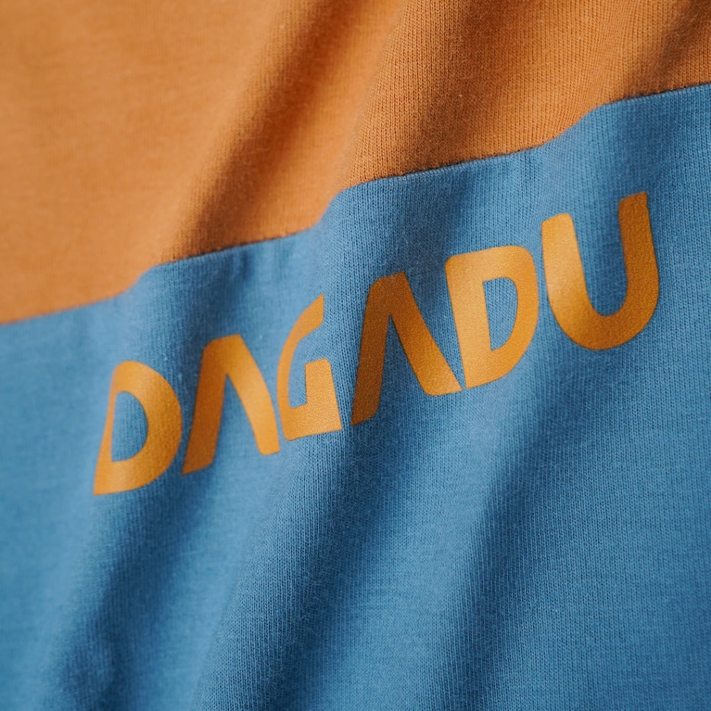 Dagadu T-Shirt Cut n Sew Almond Brown | Kaos Lengan Pendek Pria Wanita | Cotton Combed