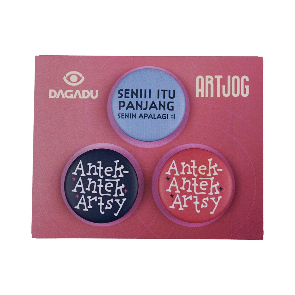 Dagadu Pin Button Set Official Merch ArtJog 2026
