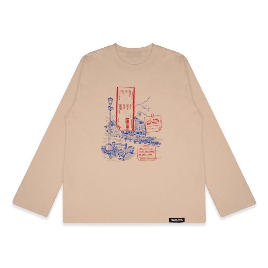 Dagadu T-shirt Long Sleeve Regular Your Home - Kaos Unisex