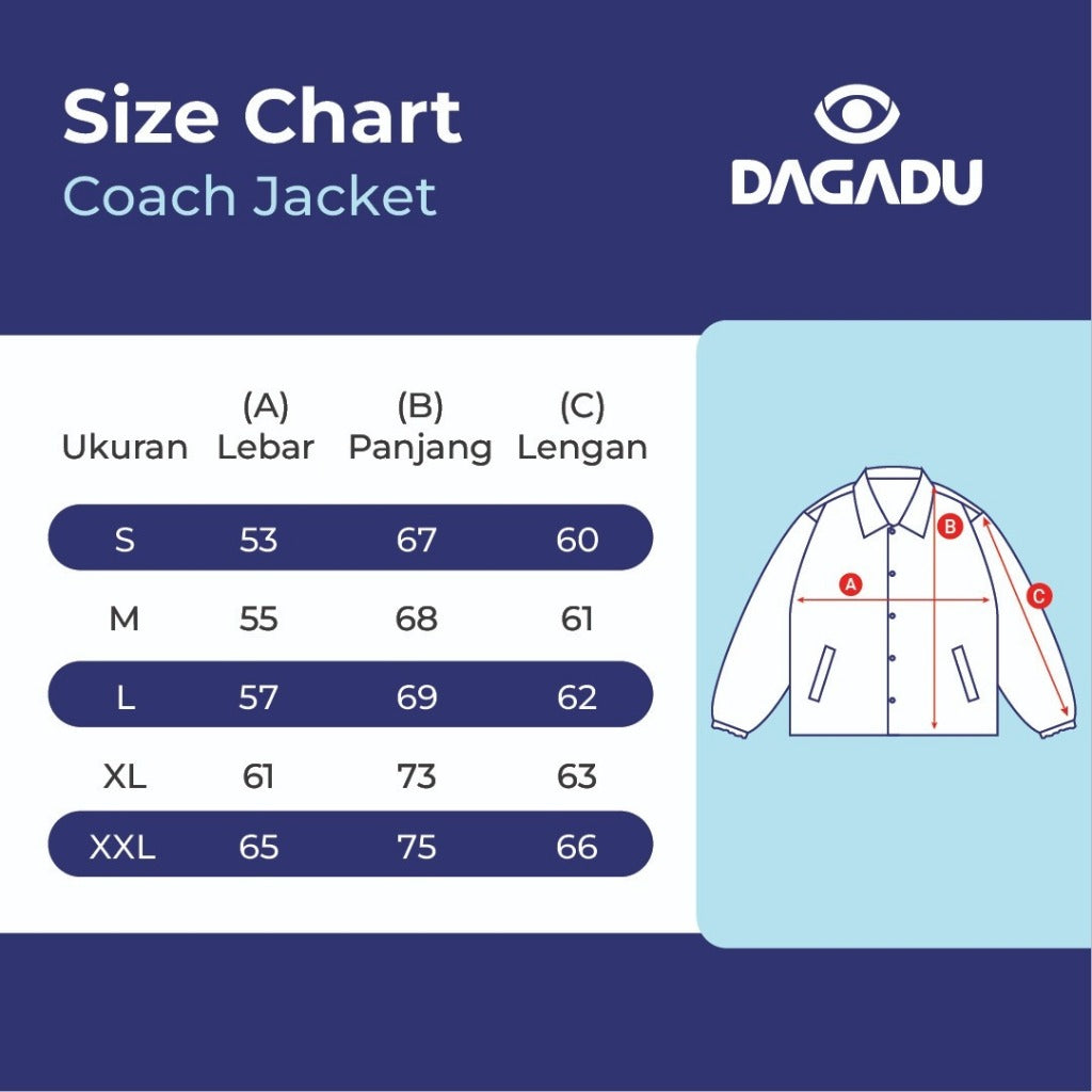 Dagadu Coach Jacket Regular Moment - Jaket Unisex