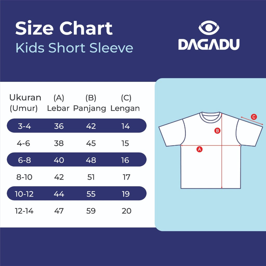 Dagadu Kids T-Shirt Capture Jogja | Kaos Anak Laki-laki Perempuan | Cotton Combed
