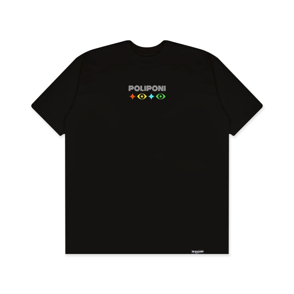 Kaos Reguler Official Merch Poliponi Poliline x Dagadu Malang