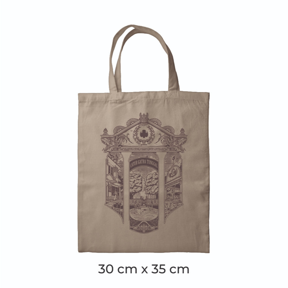 Dagadu Bundling Exclusive Catur Gatra (T-Shirt, Totebag, Blocknote, Poster)