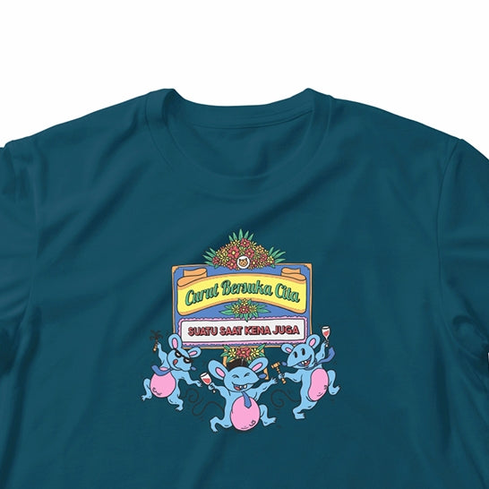 Dagadu T-shirt Long Sleeve Curut Suka Cita - Kaos Unisex