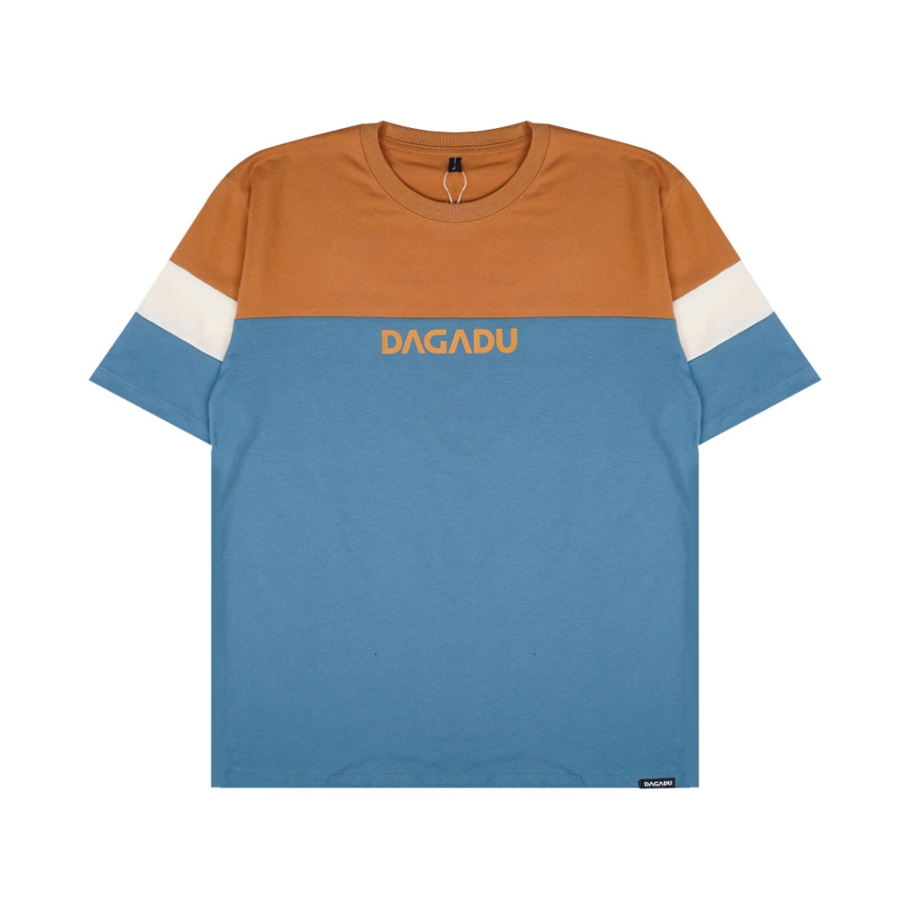 Dagadu T-Shirt Cut n Sew Almond Brown | Kaos Lengan Pendek Pria Wanita | Cotton Combed
