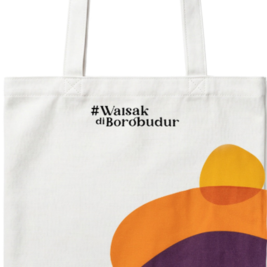 Totebag Dagadu Aseli Official Merch Waisak di Borobudur