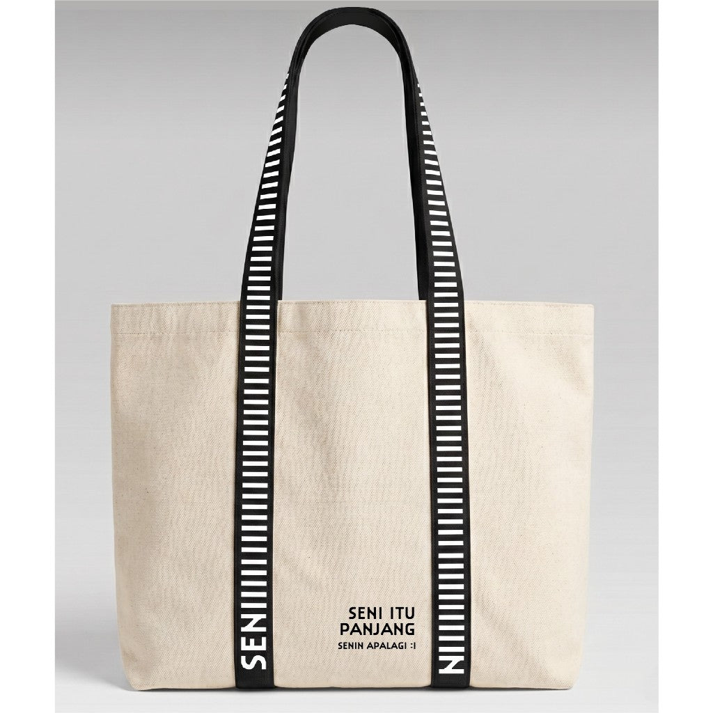 Dagadu Totebag Official Merch Artjog 2026 Senin itu Panjang | Canvas