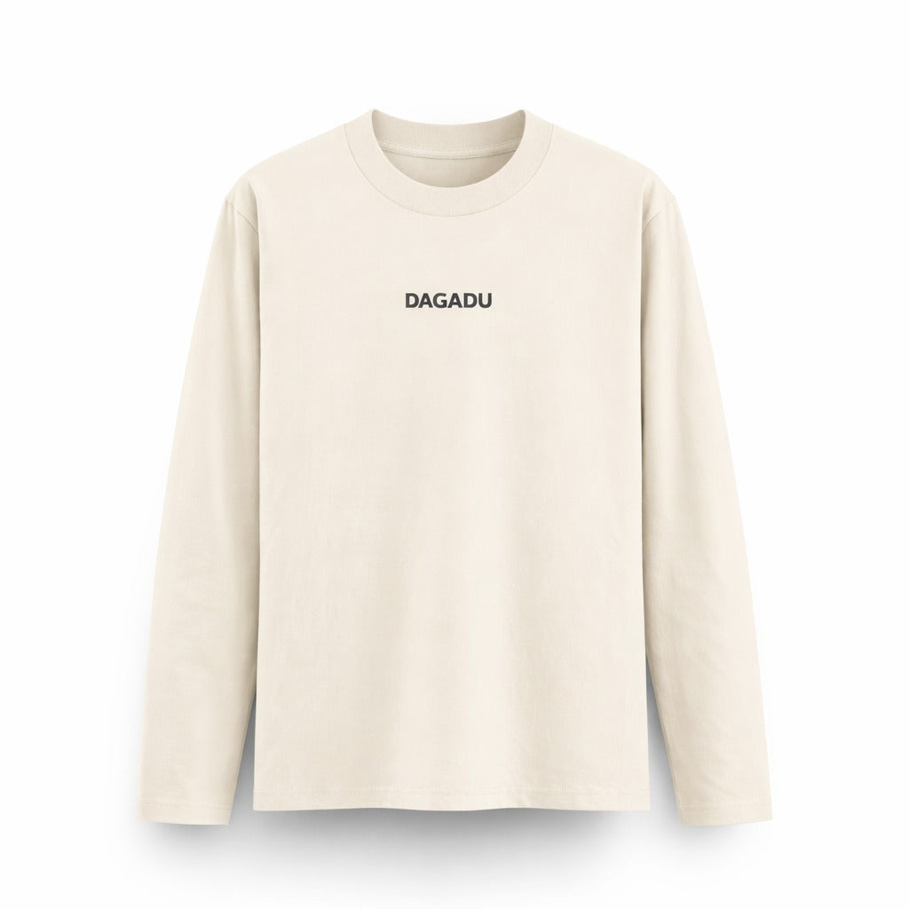 Dagadu T-shirt Long Sleeve Regular Malioboro I Kaos Lengan Panjang Pria Wanita Unisex I Cotton Combed