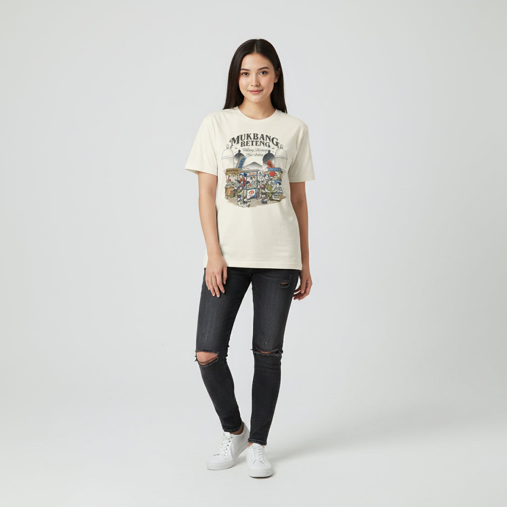 Dagadu T-shirt Regular Mukbang Beteng - Kaos Unisex