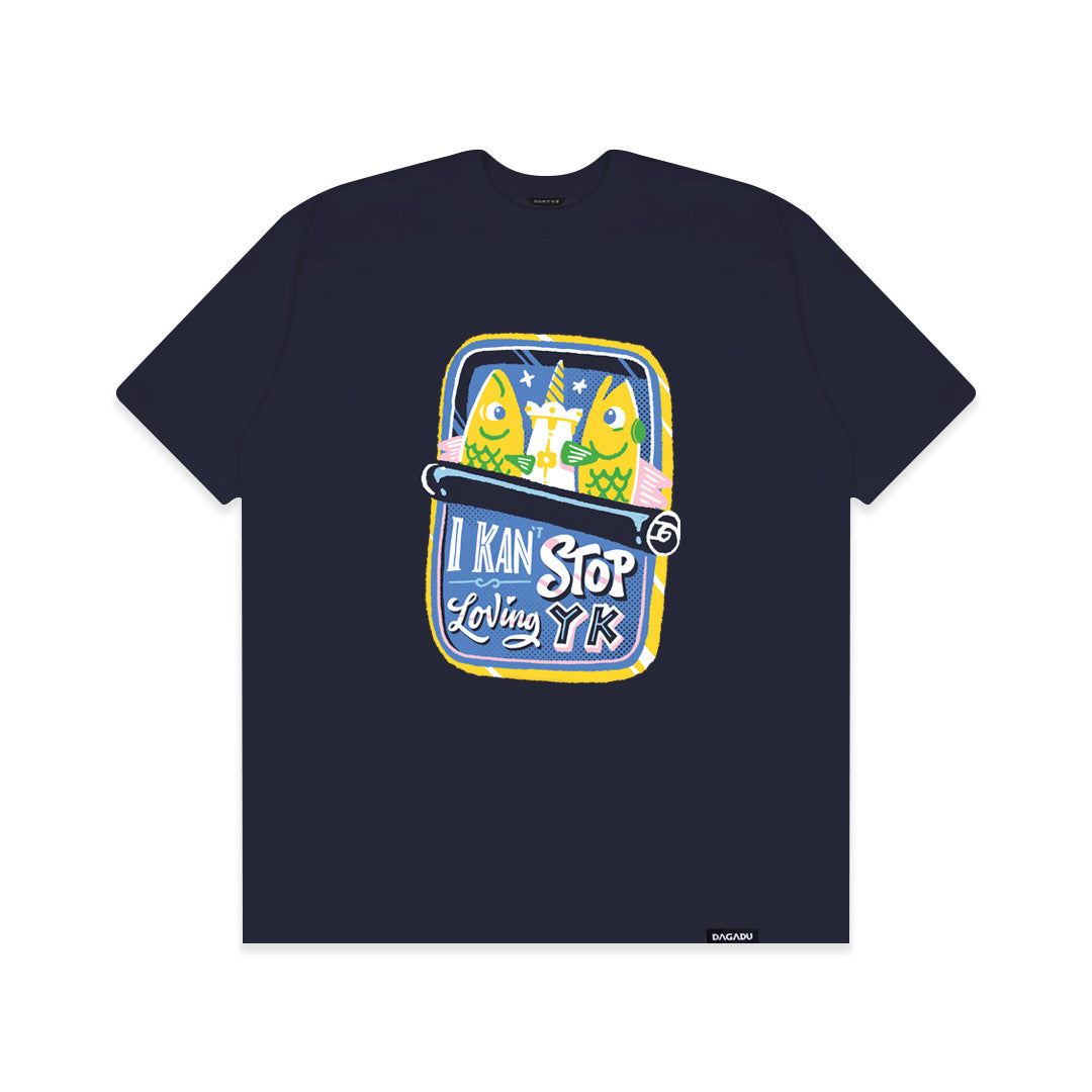 Dagadu T-Shirt Regular Ikan Stop | Kaos Lengan Pendek Pria Wanita | Cotton Combed