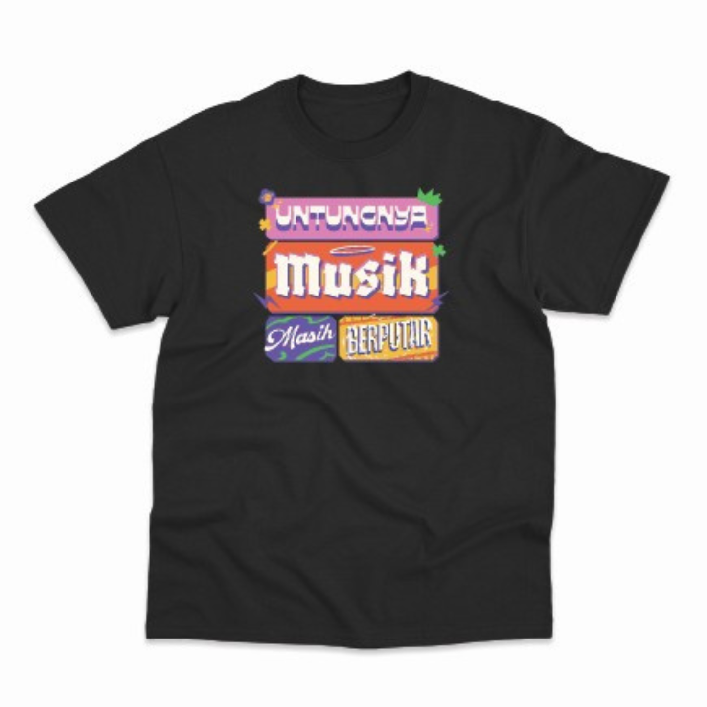 Kaos Merch Live Project x Dagadu Untungnya - Hitam