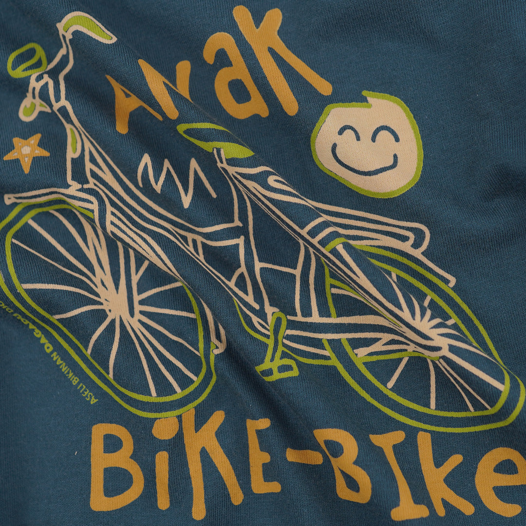 Kaos Nightlife Kids T-Shirt Bike Bike | Kaos Anak Laki-laki Perempuan | Cotton Combed