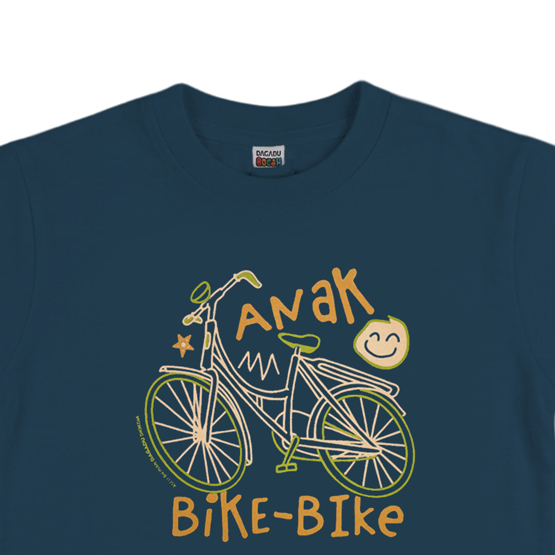 Kaos Nightlife Kids T-Shirt Bike Bike | Kaos Anak Laki-laki Perempuan | Cotton Combed