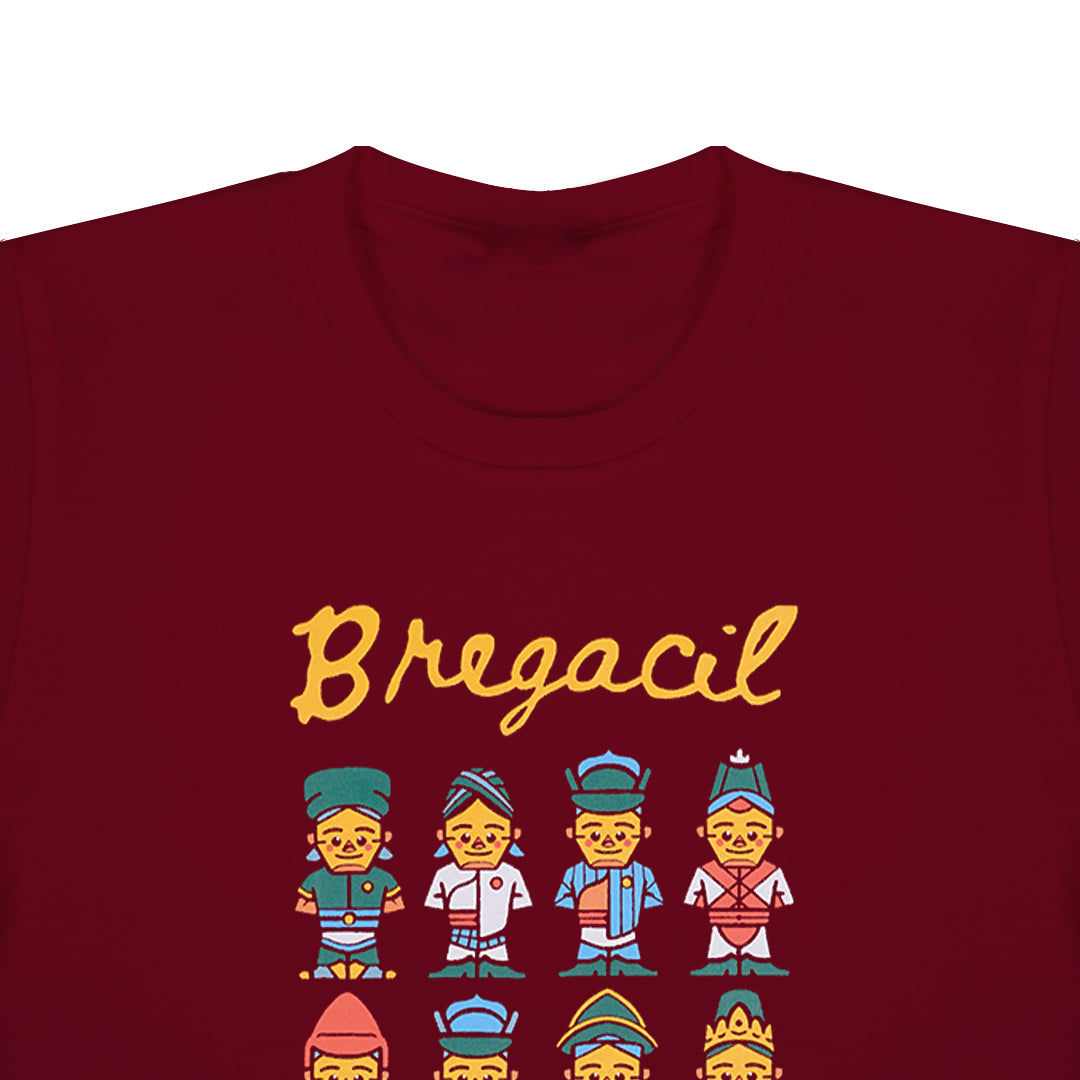 Dagadu Kaos Anak 0-7 Tahun Bregacil - Burgundy