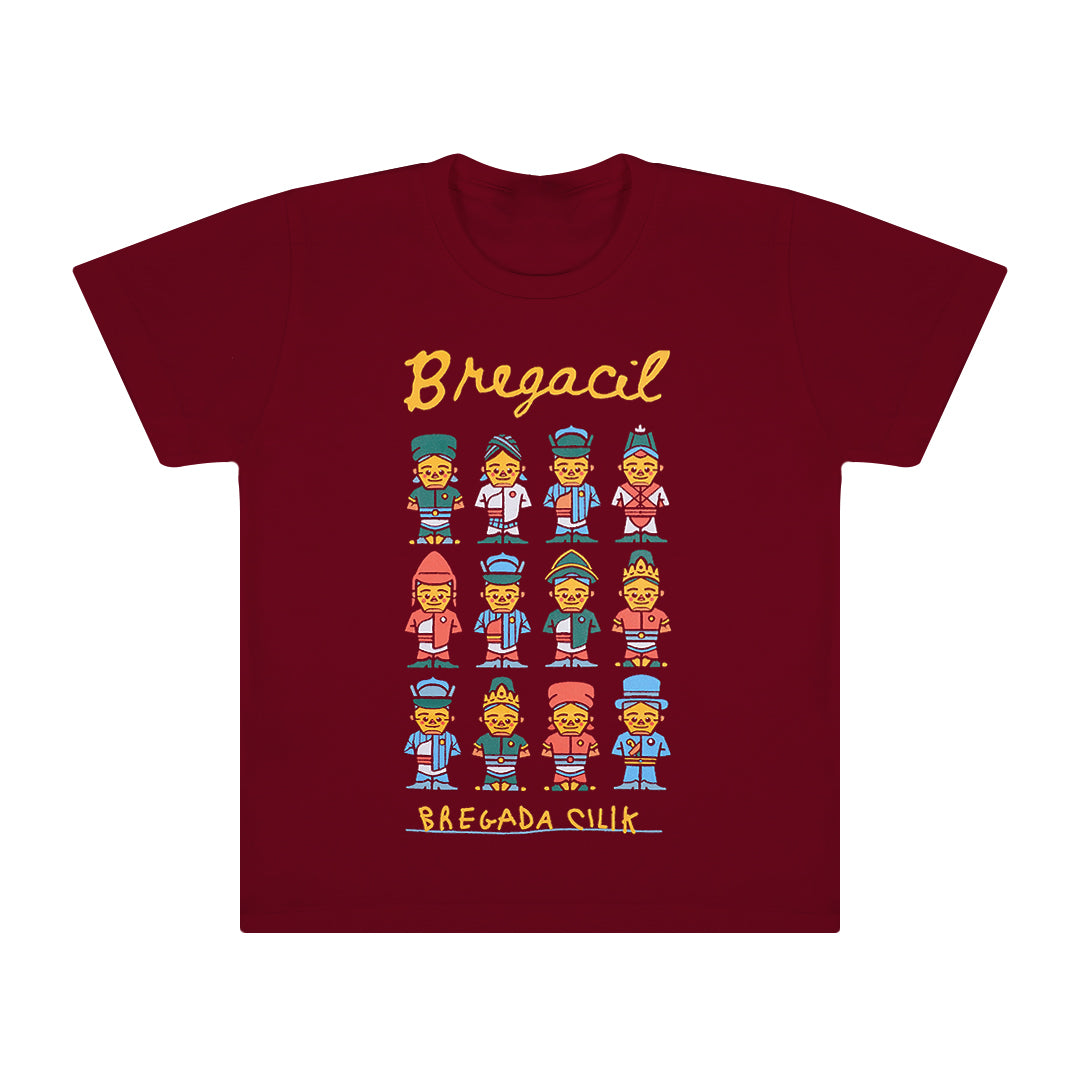Dagadu Kaos Anak 0-7 Tahun Bregacil - Burgundy