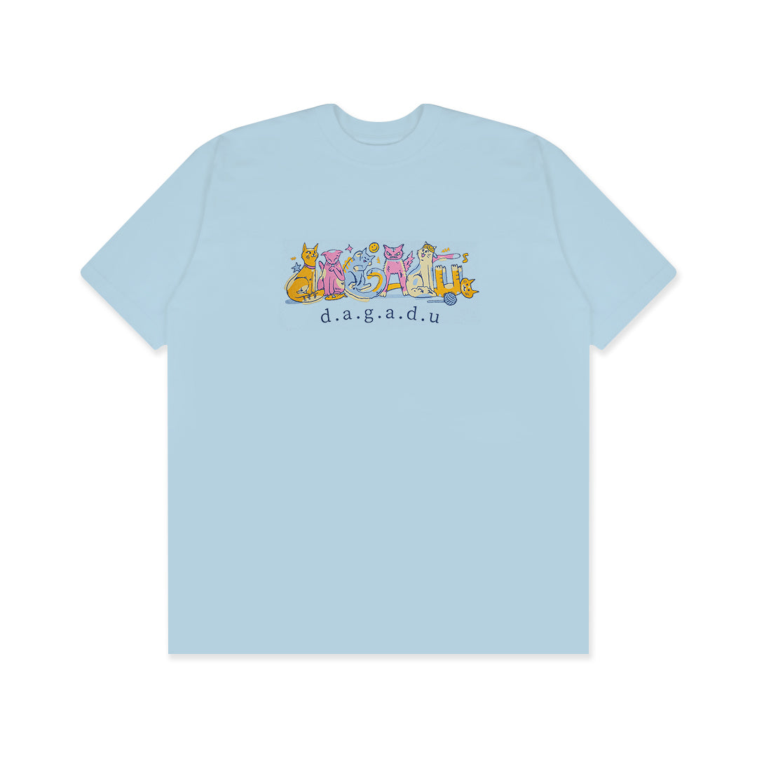 Dagadu Kaos Anak 0-7 Tahun Dakucing - Sky Blue